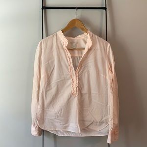 J. Crew Pink Long Sleeve Pullover